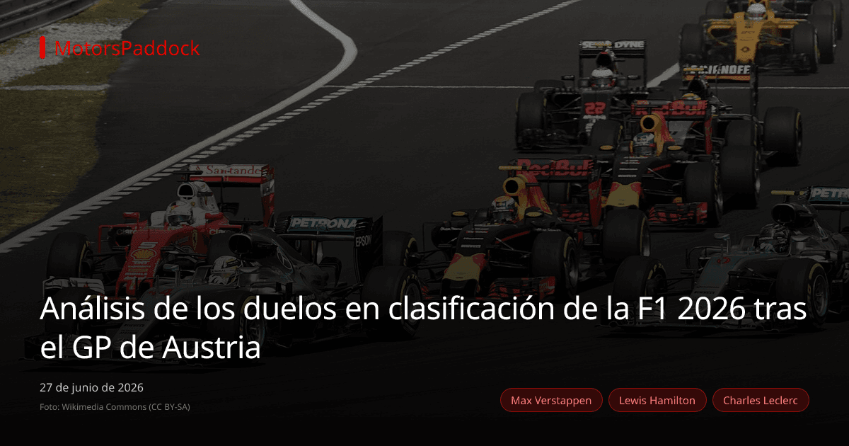 Análisis de los duelos en clasificación de la F1 2026 tras el GP de Austria