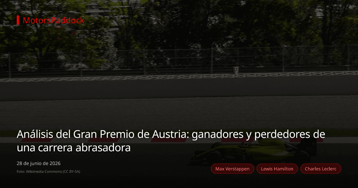 Análisis del Gran Premio de Austria: ganadores y perdedores de una carrera abrasadora
