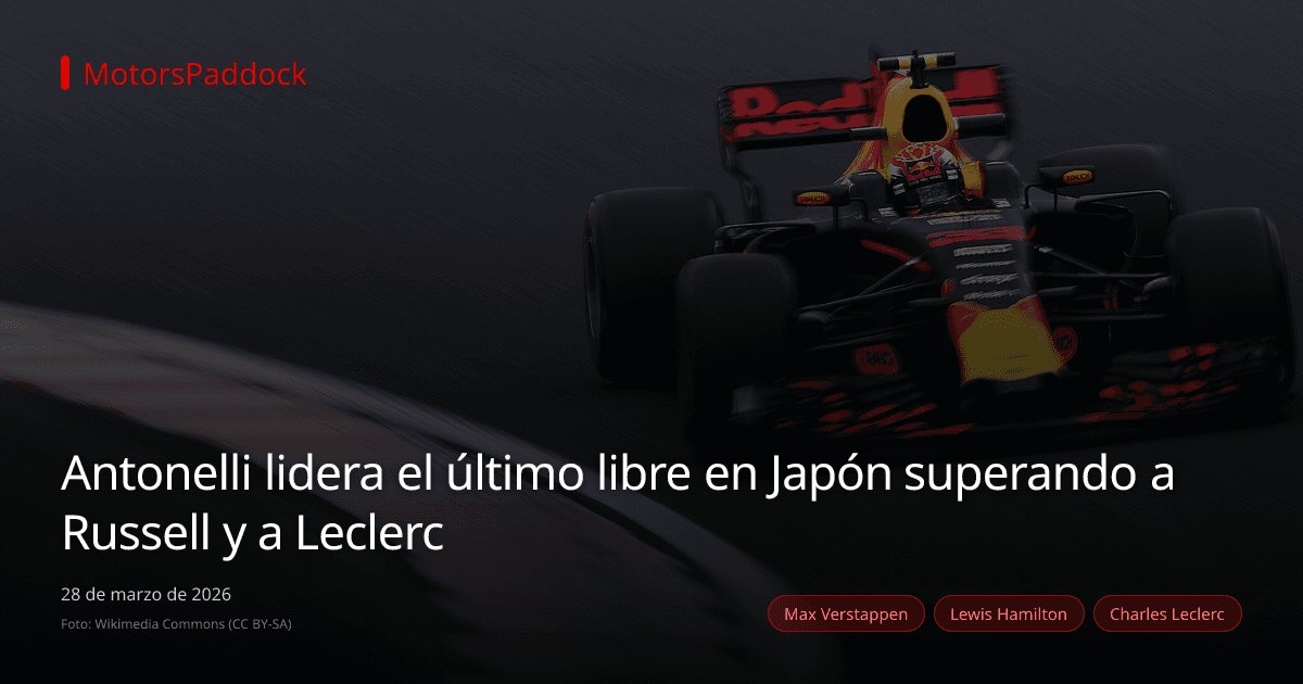Antonelli lidera el último libre en Japón superando a Russell y a Leclerc