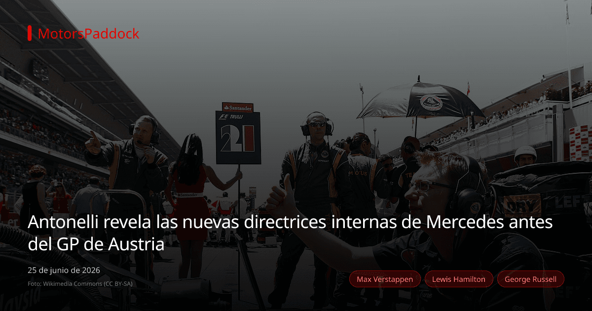 Antonelli revela las nuevas directrices internas de Mercedes antes del GP de Austria