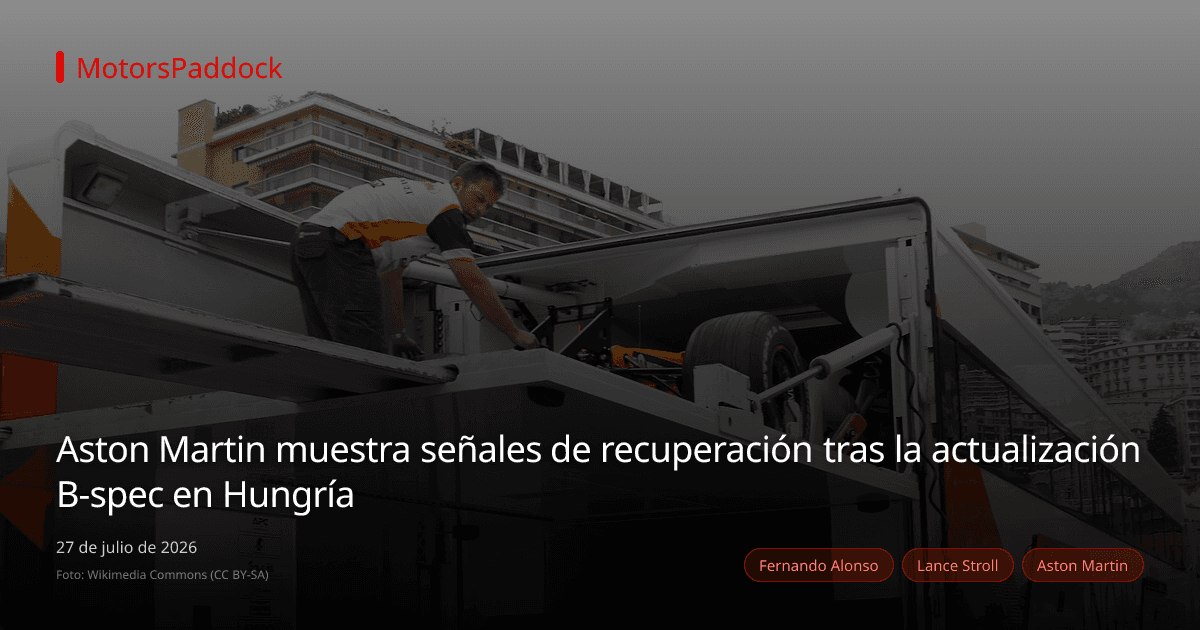 Aston Martin muestra señales de recuperación tras la actualización B-spec en Hungría