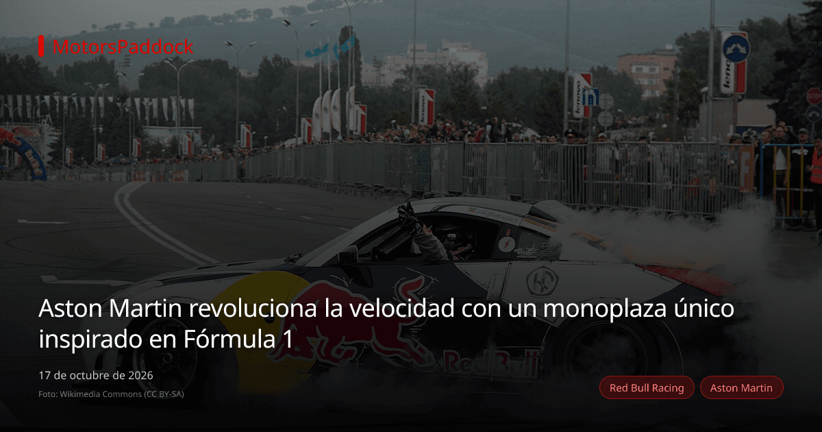 Aston Martin revoluciona la velocidad con un monoplaza único inspirado en Fórmula 1