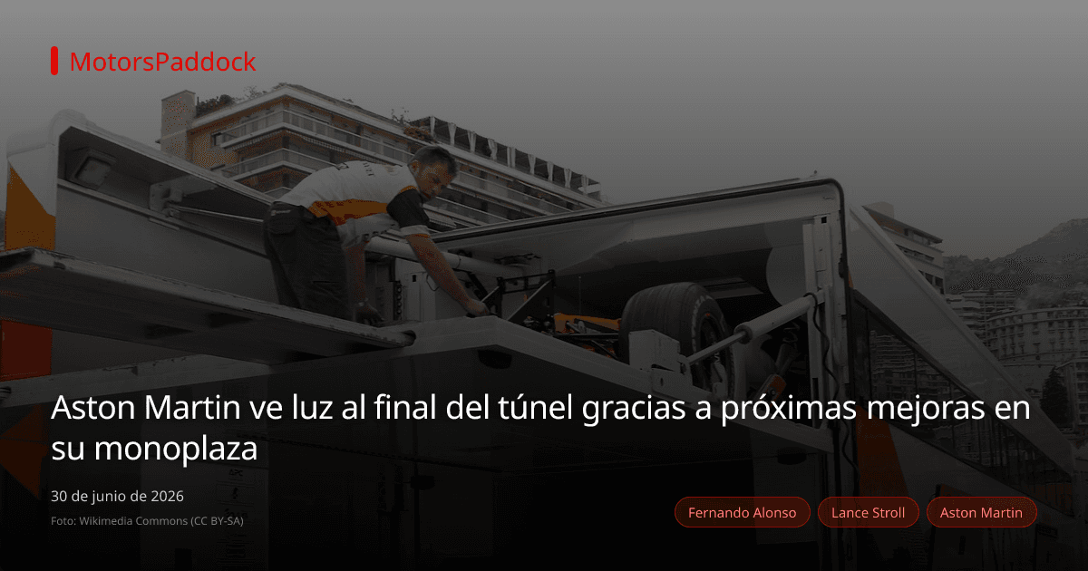 Aston Martin ve luz al final del túnel gracias a próximas mejoras en su monoplaza