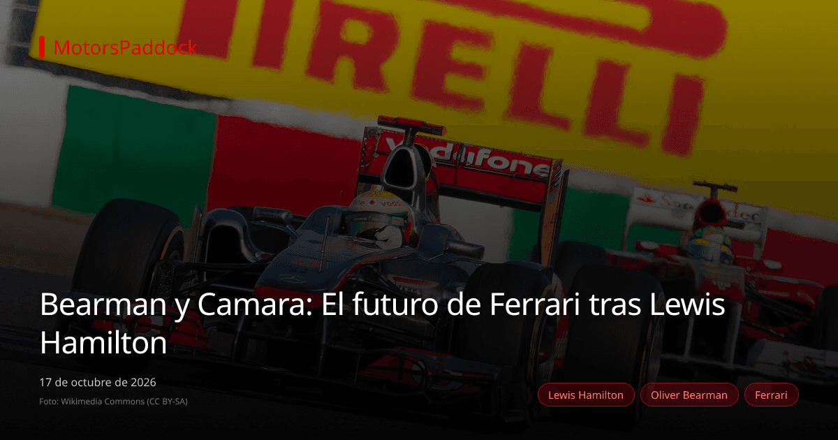 Bearman y Camara: El futuro de Ferrari tras Lewis Hamilton