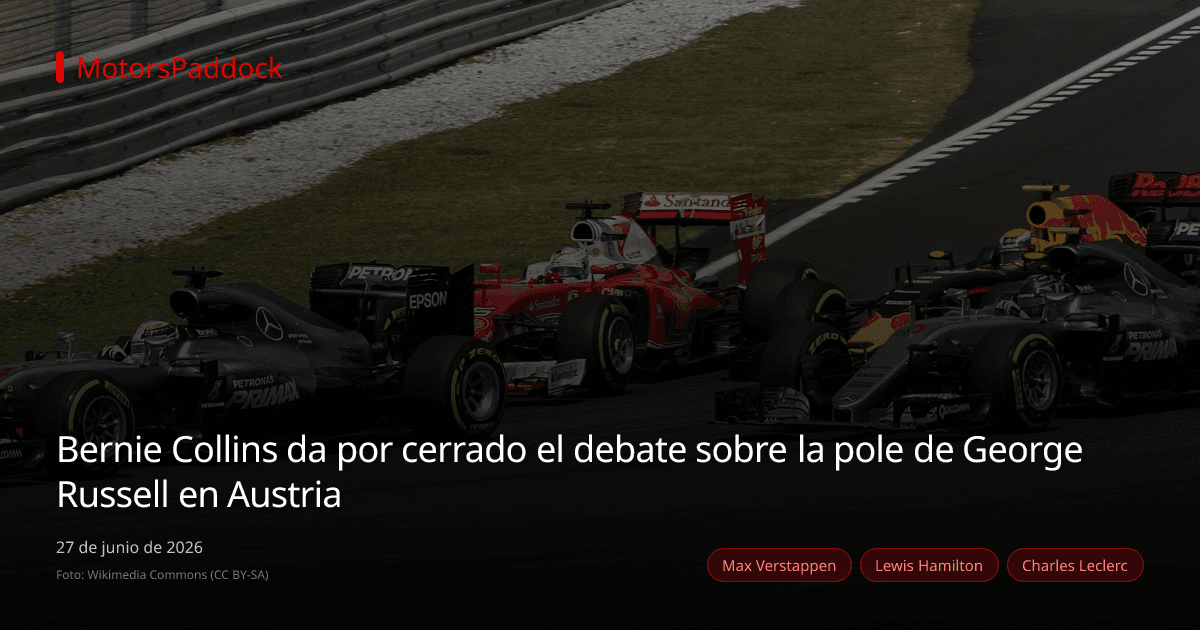 Bernie Collins da por cerrado el debate sobre la pole de George Russell en Austria