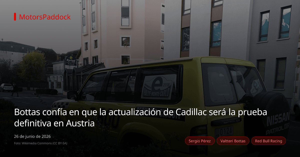 Bottas confía en que la actualización de Cadillac será la prueba definitiva en Austria