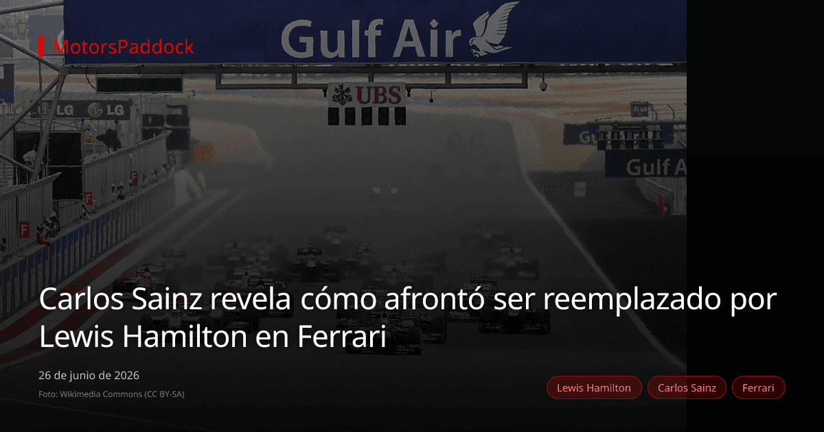 Carlos Sainz revela cómo afrontó ser reemplazado por Lewis Hamilton en Ferrari