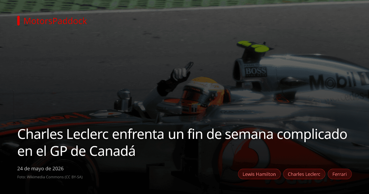 Charles Leclerc enfrenta un fin de semana complicado en el GP de Canadá