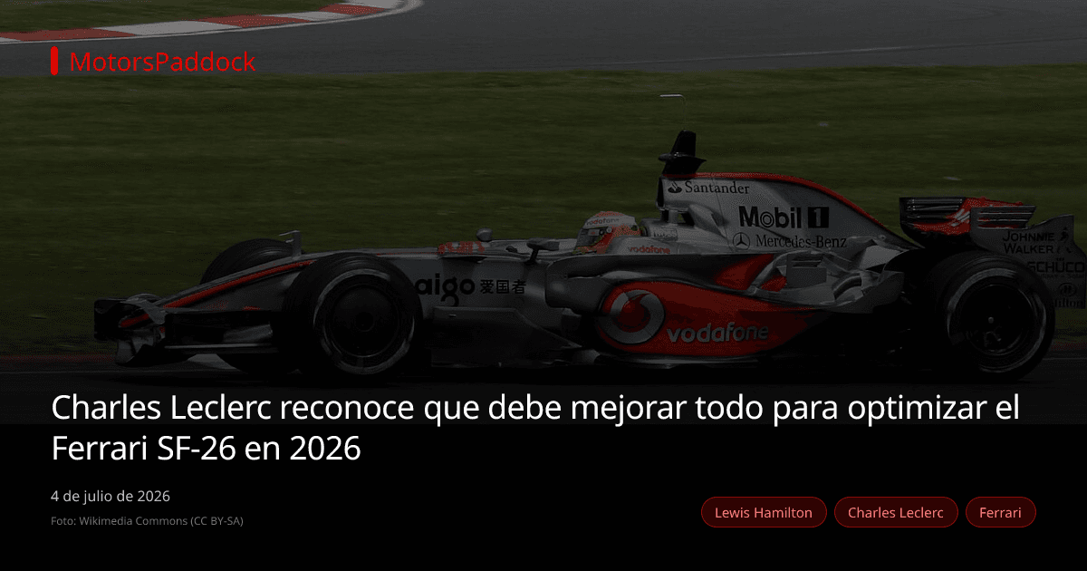 Charles Leclerc reconoce que debe mejorar todo para optimizar el Ferrari SF-26 en 2026