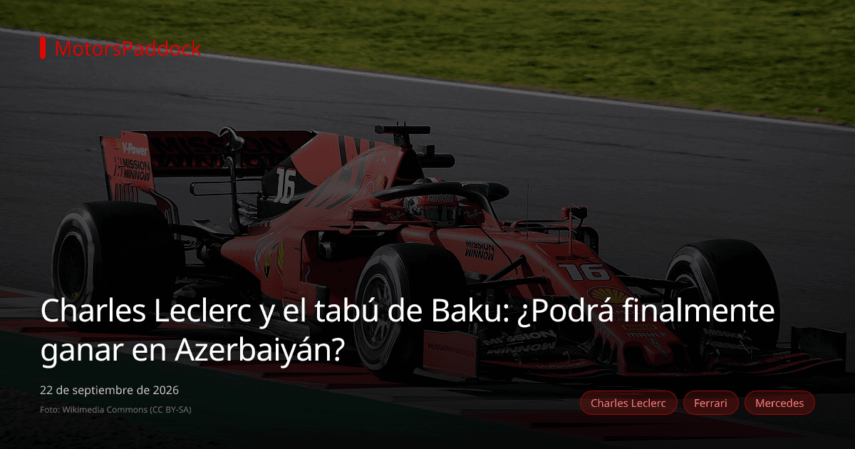 Charles Leclerc y el tabú de Baku: ¿Podrá finalmente ganar en Azerbaiyán?