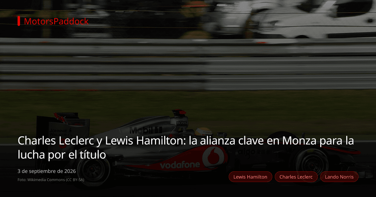 Charles Leclerc y Lewis Hamilton: la alianza clave en Monza para la lucha por el título