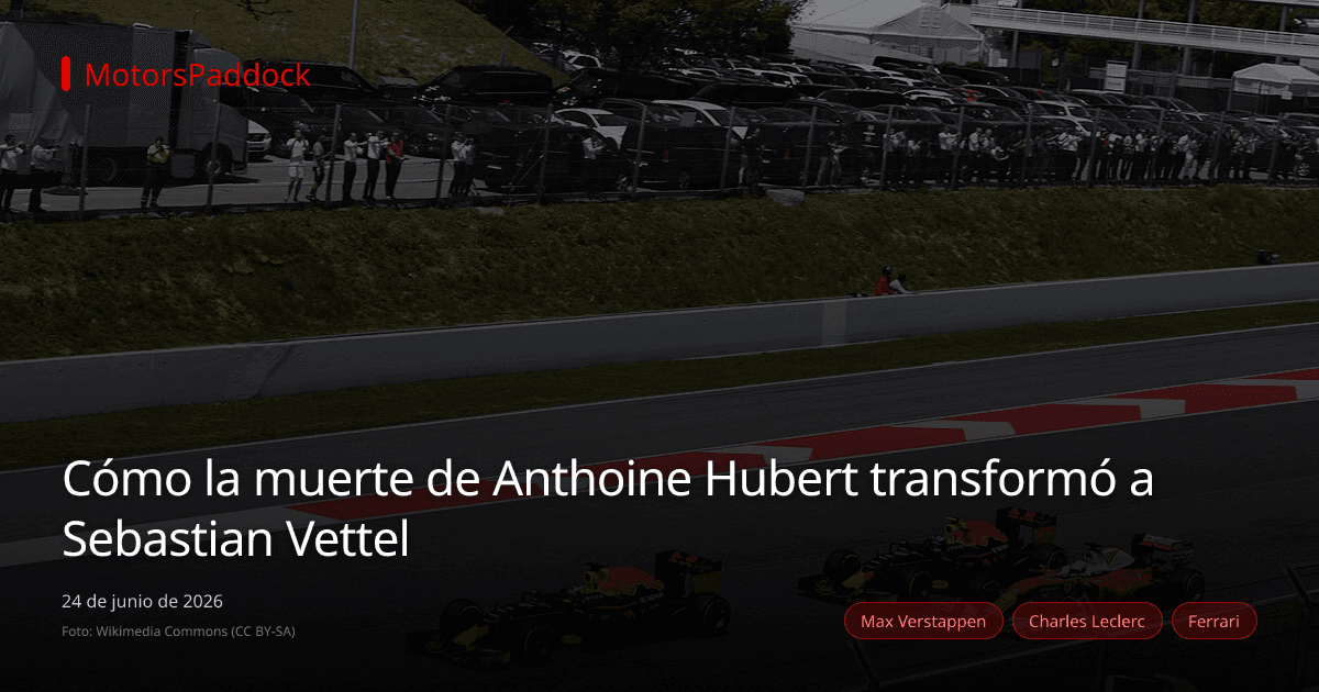 Cómo la muerte de Anthoine Hubert transformó a Sebastian Vettel