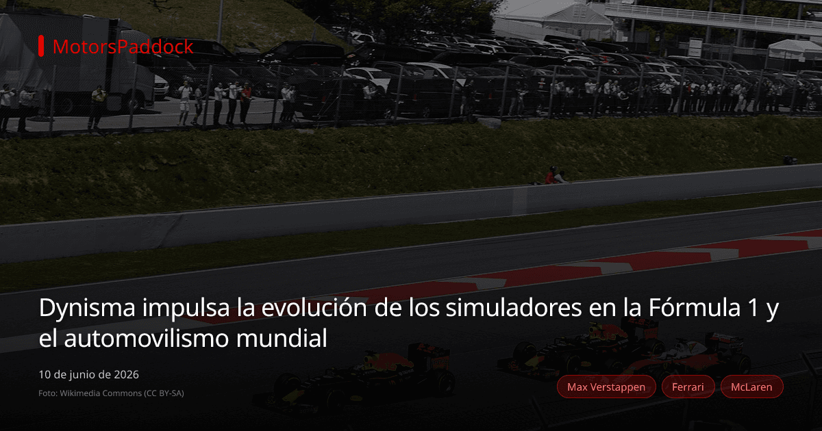 Dynisma impulsa la evolución de los simuladores en la Fórmula 1 y el automovilismo mundial