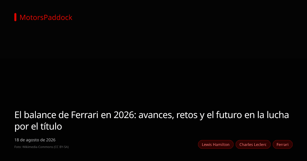 El balance de Ferrari en 2026: avances, retos y el futuro en la lucha por el título