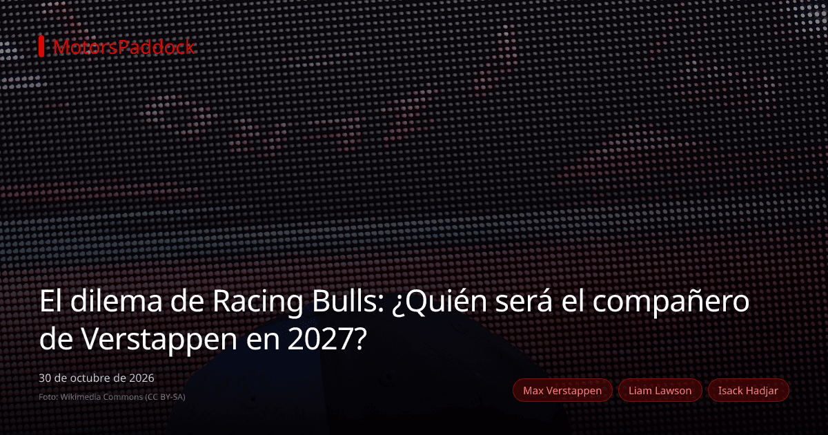 El dilema de Racing Bulls: ¿Quién será el compañero de Verstappen en 2027?