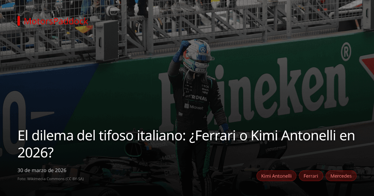 El dilema del tifoso italiano: ¿Ferrari o Kimi Antonelli en 2026?