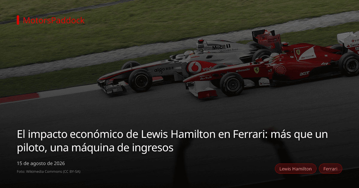 El impacto económico de Lewis Hamilton en Ferrari: más que un piloto, una máquina de ingresos