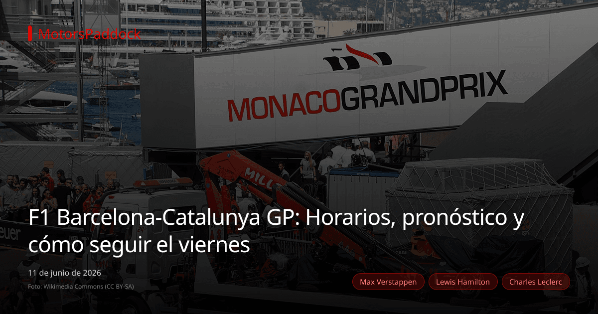 F1 Barcelona-Catalunya GP: Horarios, pronóstico y cómo seguir el viernes