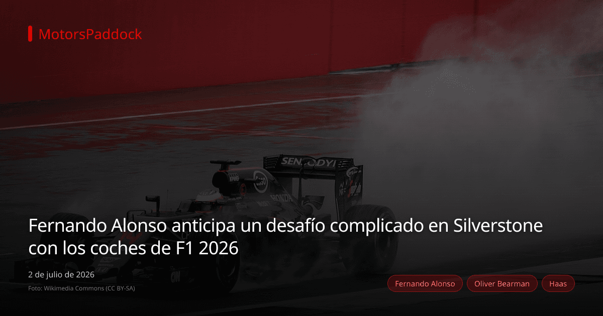Fernando Alonso anticipa un desafío complicado en Silverstone con los coches de F1 2026