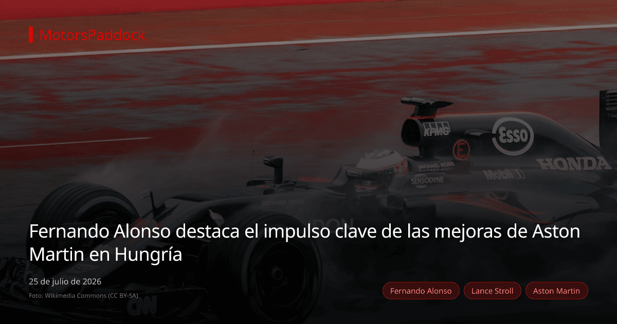 Fernando Alonso destaca el impulso clave de las mejoras de Aston Martin en Hungría