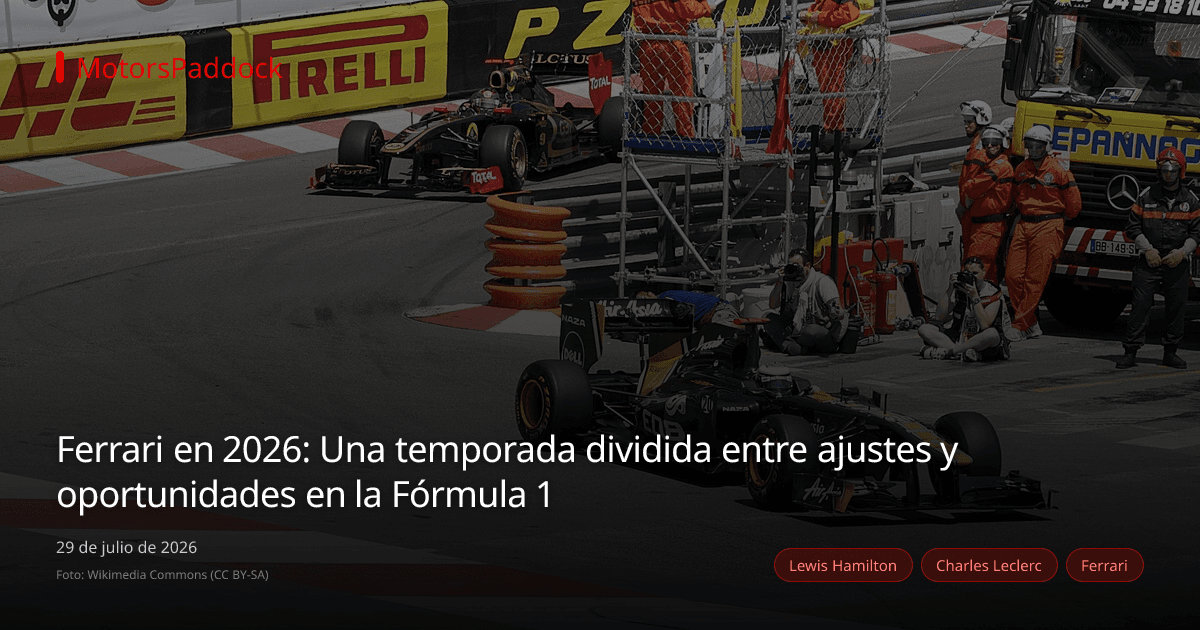 Ferrari en 2026: Una temporada dividida entre ajustes y oportunidades en la Fórmula 1