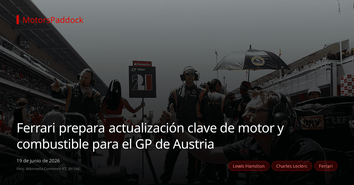 Ferrari prepara actualización clave de motor y combustible para el GP de Austria