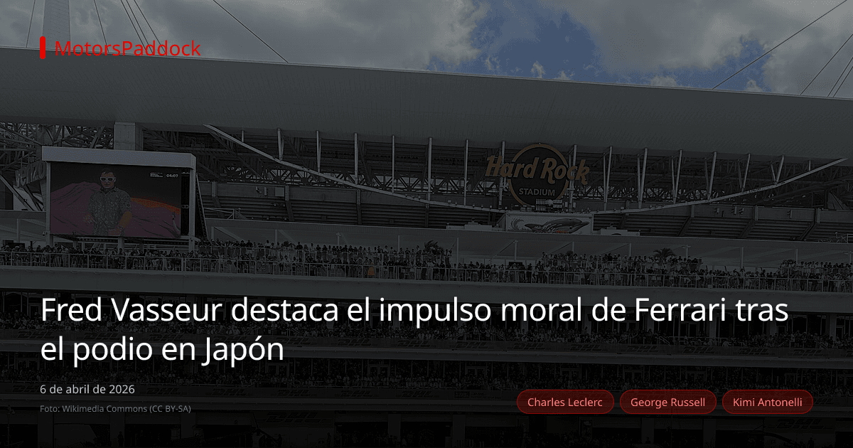 Fred Vasseur destaca el impulso moral de Ferrari tras el podio en Japón