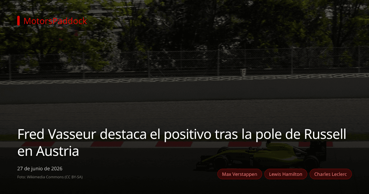 Fred Vasseur destaca el positivo tras la pole de Russell en Austria