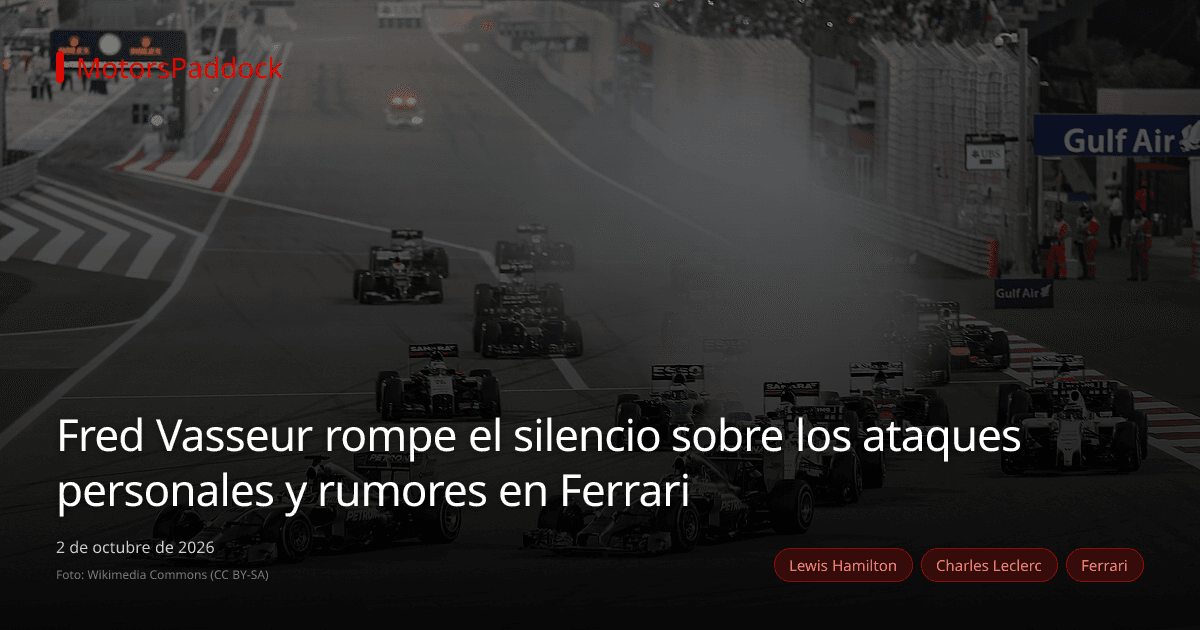 Fred Vasseur rompe el silencio sobre los ataques personales y rumores en Ferrari