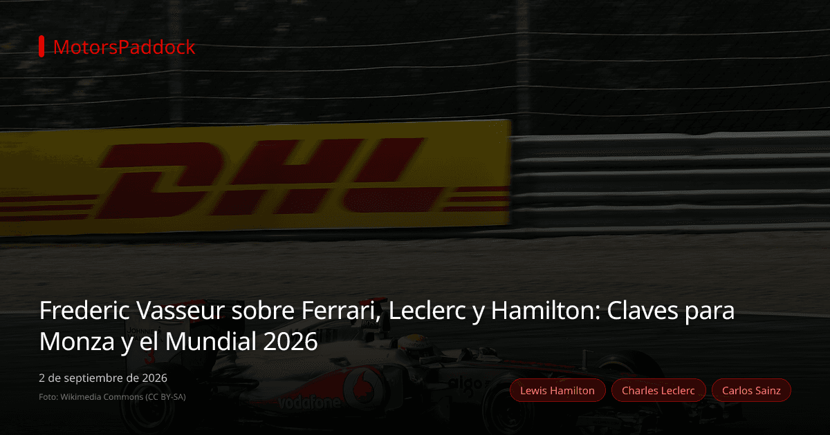 Frederic Vasseur sobre Ferrari, Leclerc y Hamilton: Claves para Monza y el Mundial 2026
