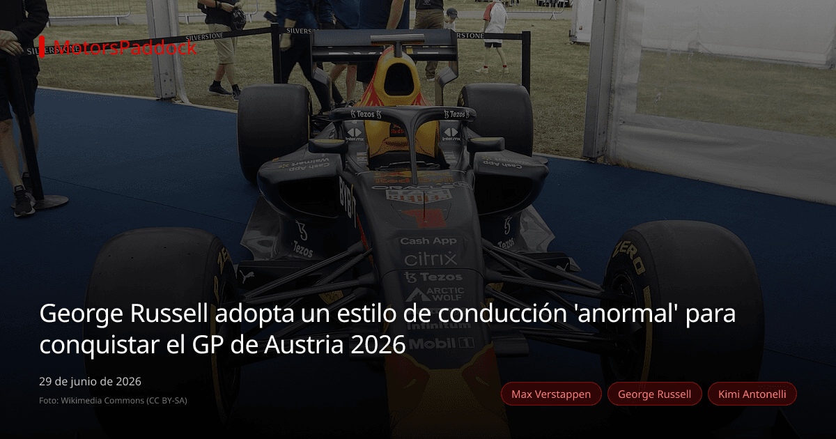 George Russell adopta un estilo de conducción 'anormal' para conquistar el GP de Austria 2026
