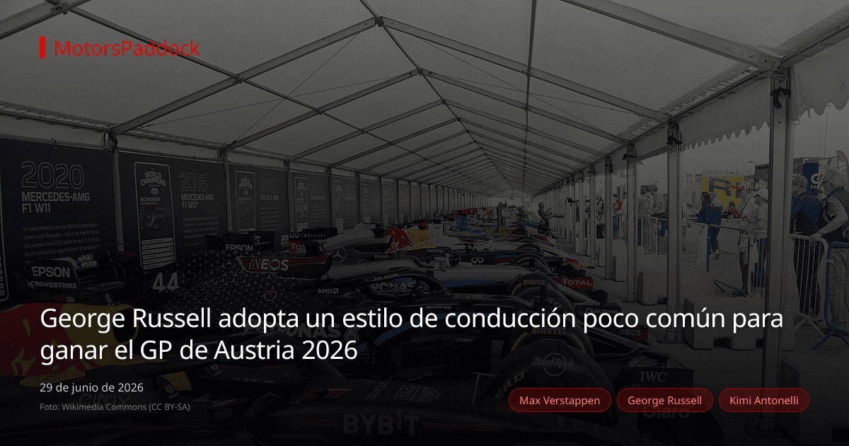 George Russell adopta un estilo de conducción poco común para ganar el GP de Austria 2026