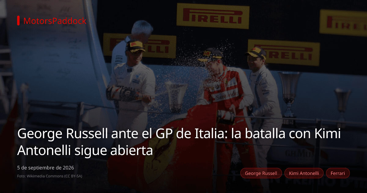George Russell ante el GP de Italia: la batalla con Kimi Antonelli sigue abierta