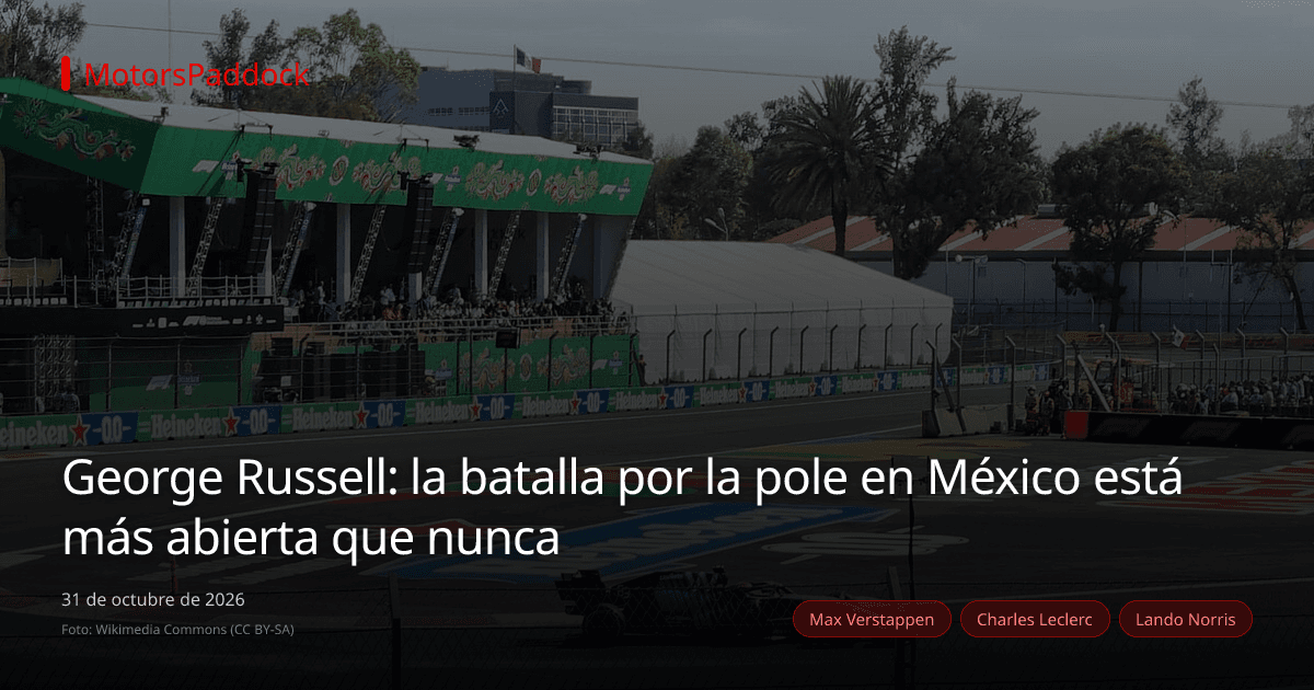 George Russell: la batalla por la pole en México está más abierta que nunca