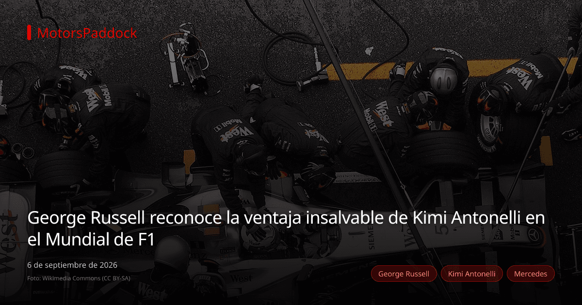 George Russell reconoce la ventaja insalvable de Kimi Antonelli en el Mundial de F1