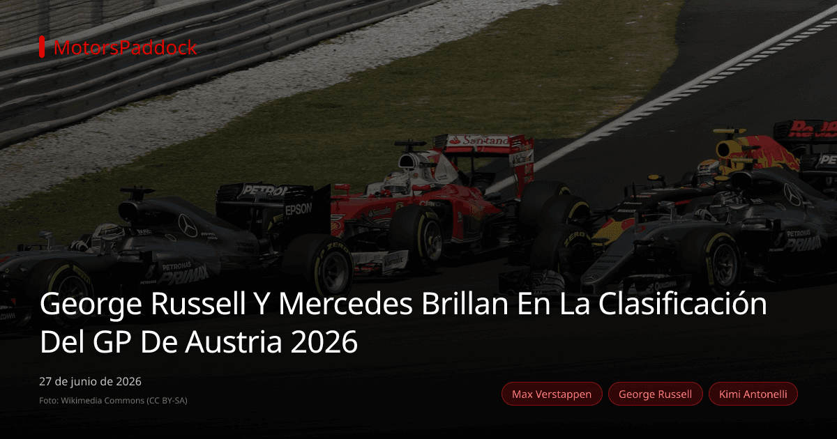 George Russell Y Mercedes Brillan En La Clasificación Del GP De Austria 2026