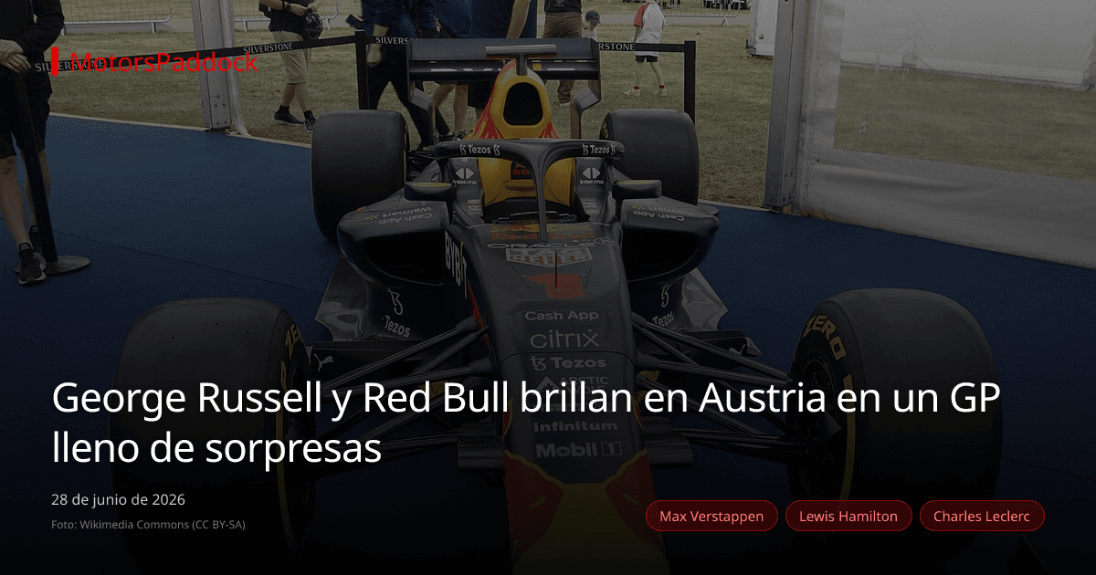 George Russell y Red Bull brillan en Austria en un GP lleno de sorpresas