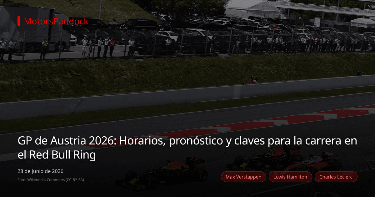 GP de Austria 2026: Horarios, pronóstico y claves para la carrera en el Red Bull Ring