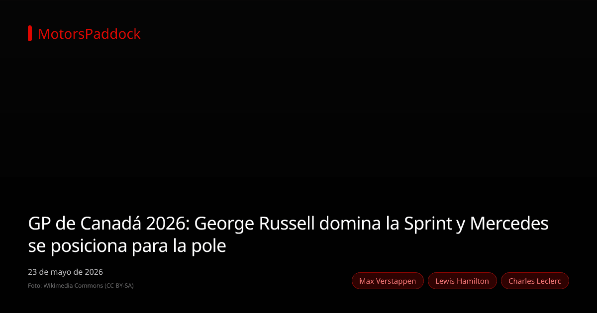 GP de Canadá 2026: George Russell domina la Sprint y Mercedes se posiciona para la pole