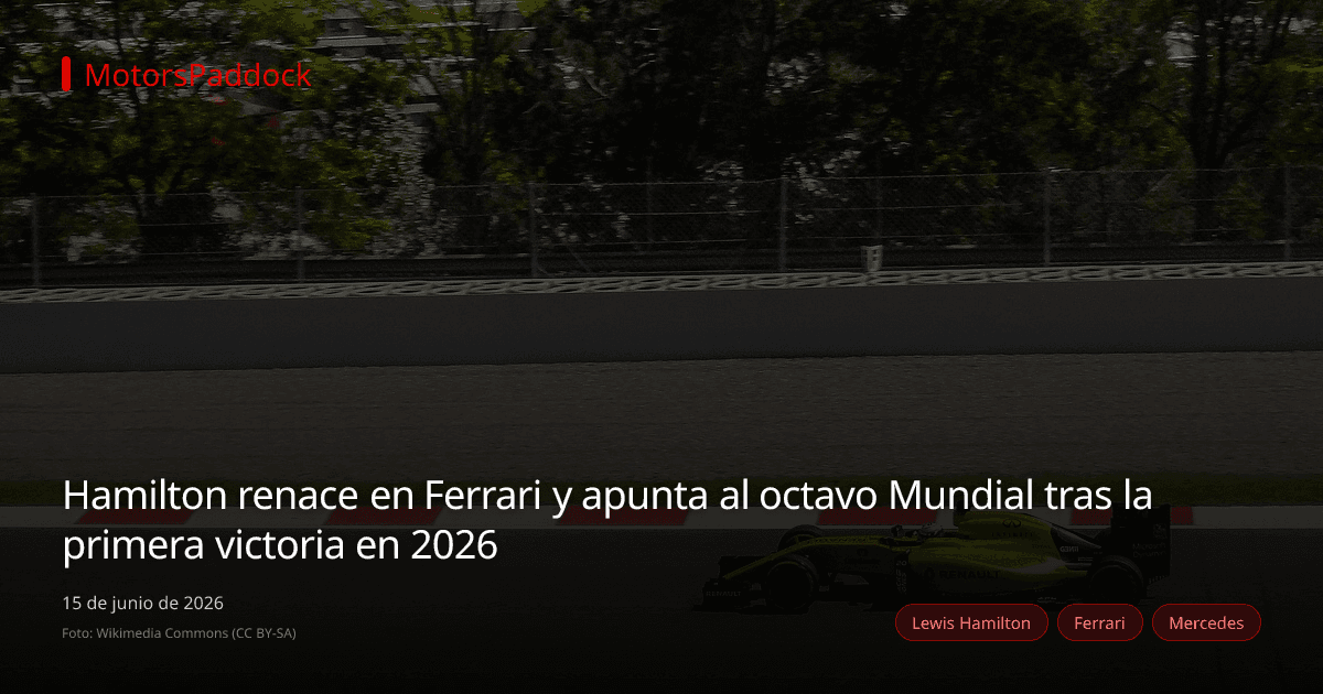 Hamilton renace en Ferrari y apunta al octavo Mundial tras la primera victoria en 2026