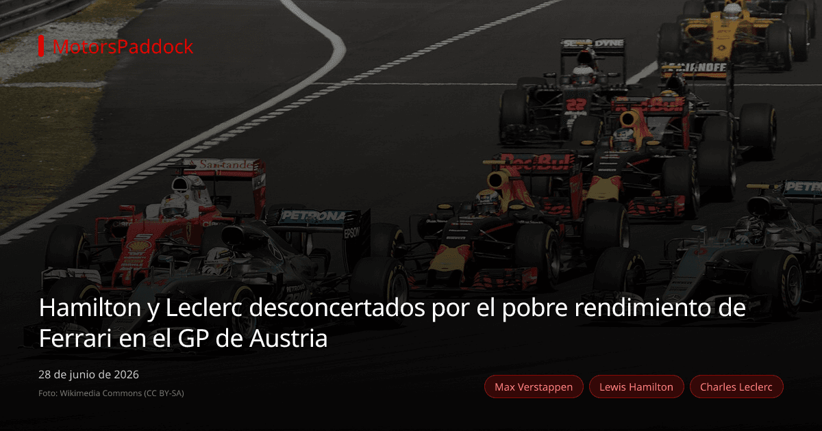 Hamilton y Leclerc desconcertados por el pobre rendimiento de Ferrari en el GP de Austria