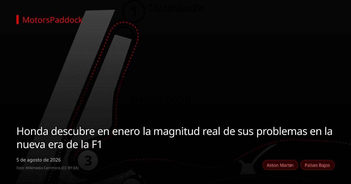 Honda descubre en enero la magnitud real de sus problemas en la nueva era de la F1