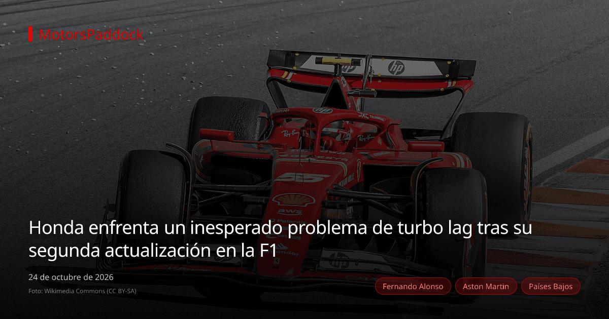 Honda enfrenta un inesperado problema de turbo lag tras su segunda actualización en la F1