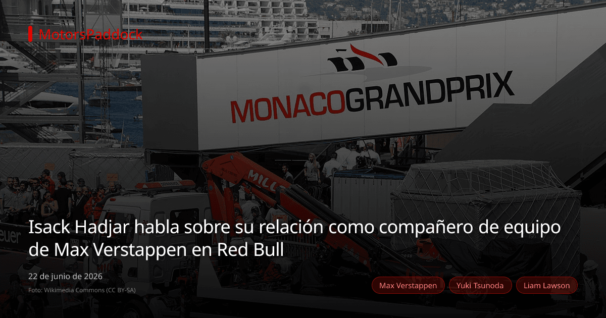 Isack Hadjar habla sobre su relación como compañero de equipo de Max Verstappen en Red Bull