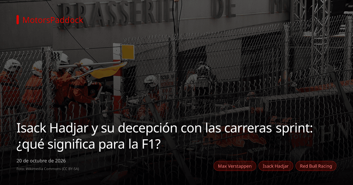 Isack Hadjar y su decepción con las carreras sprint: ¿qué significa para la F1?