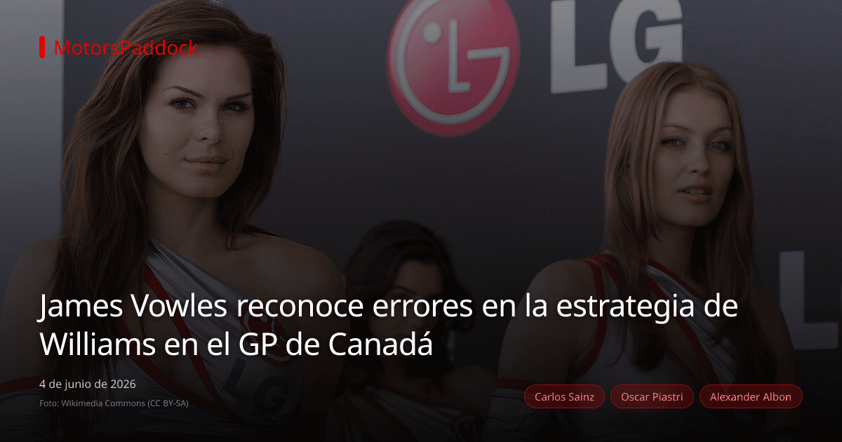James Vowles reconoce errores en la estrategia de Williams en el GP de Canadá