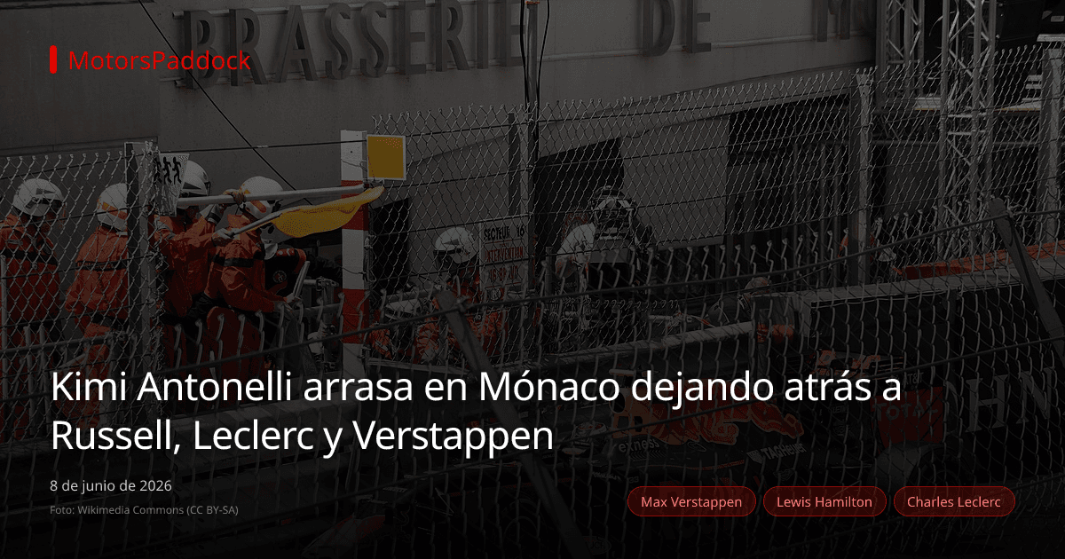 Kimi Antonelli arrasa en Mónaco dejando atrás a Russell, Leclerc y Verstappen