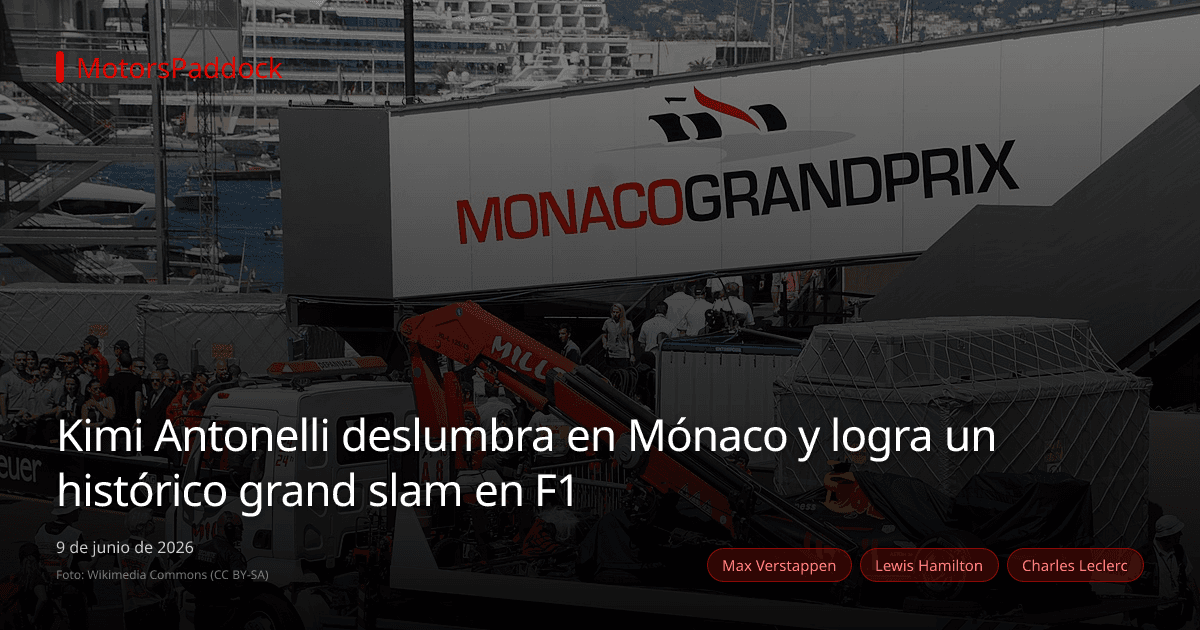 Kimi Antonelli deslumbra en Mónaco y logra un histórico grand slam en F1