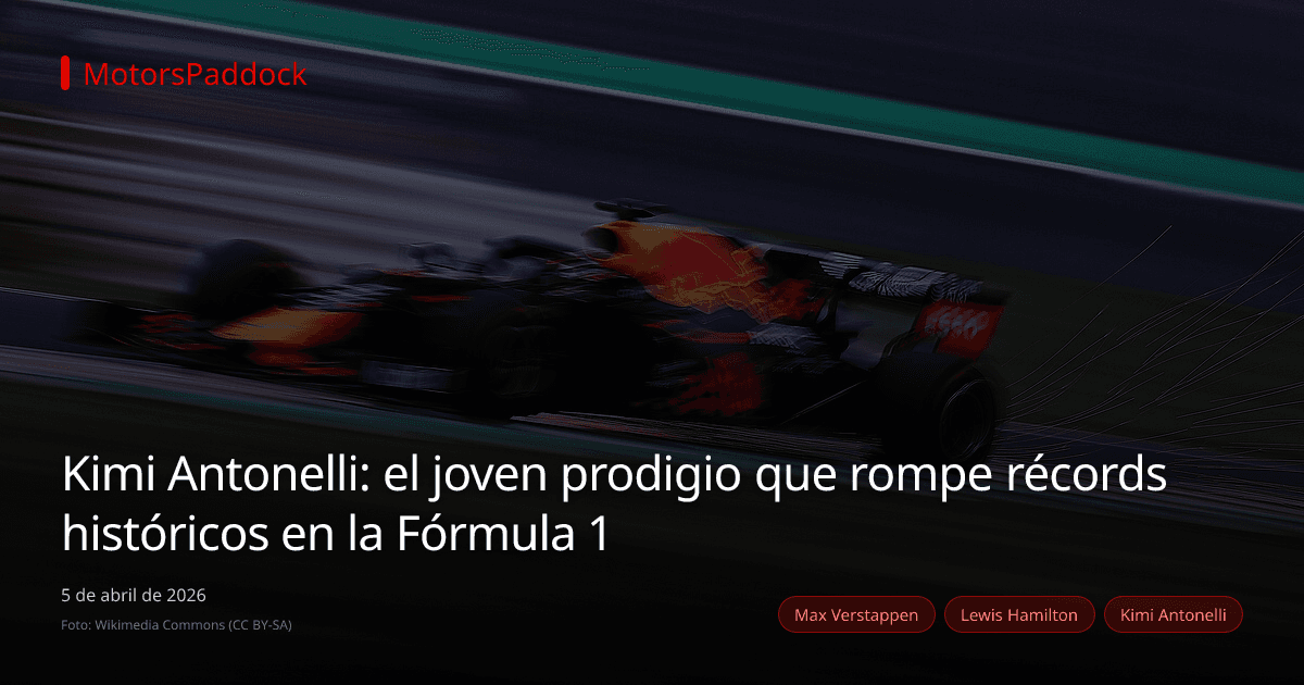 Kimi Antonelli: el joven prodigio que rompe récords históricos en la Fórmula 1