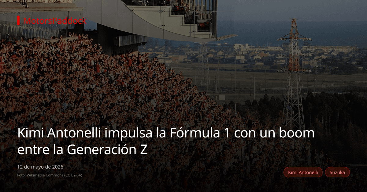 Kimi Antonelli impulsa la Fórmula 1 con un boom entre la Generación Z